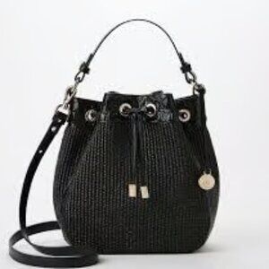 NWT ✅ Brahmin MELINDA BLACK BELHAVEN Leather Bucket Bag ✨NWT, COA, DUST BAG